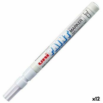 Rotulador Permanente Uni-ball Px-20 Blanco (12 Unidades)