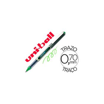 Rotulador Uni-ball Roller Ub-157 Verde Claro 0,7 Mm -unidad 12 Unidades