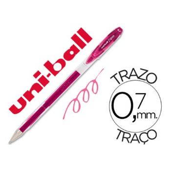 Boligrafo Uni-ball Um-120 Signo Rosa Pastel 0,7 Mm Tinta Gel Unidad (pack De
