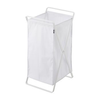 Cesto Para Ropa Plegable De Bambú Pu Lona Homcom 40x30x60 Cm - Bambú con  Ofertas en Carrefour