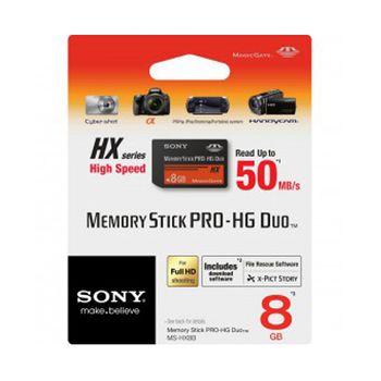 Sony Memory Stick Pro-hg Duo Hx 8gb