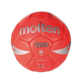 Balón De Balonmano Molten H1x3200 Rojo Cuero Sintético (talla 1)