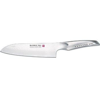 Global Santoku, 19 Cm. W/ Hammer Finish