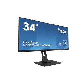 Iiyama Prolite Xub3493wqsu-b1 Pantalla Para Pc 86,4 Cm (34") 3440 X 1440 Pixeles Ultrawide Quad Hd Led Negro