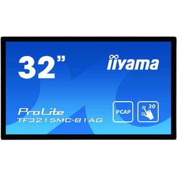 Iiyama Prolite Tf3215mc-b1ag Pantalla Para Pc 81,3 Cm (32") 1920 X 1080 Pixeles Full Hd Led Pantalla Táctil Quiosco Negro