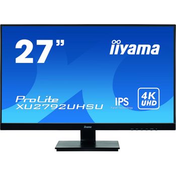 Iiyama Prolite Xu2792uhsu-b1 Led Display 68,6 Cm (27") 3840 X 2160 Pixeles 4k Ultra Hd Negro