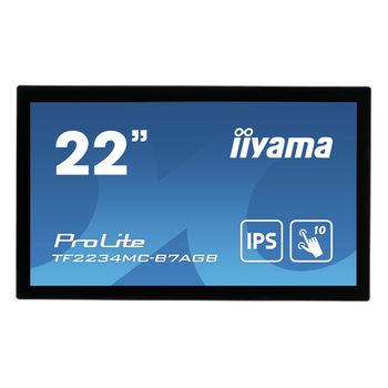 Iiyama Prolite Tf2234mc-b7agb Pantalla Para Pc 54,6 Cm (21.5") 1920 X 1080 Pixeles Full Hd Led Pantalla Táctil Multi-usuario Negro