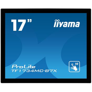 Iiyama Prolite Tf1734mc-b7x Pantalla Para Pc 43,2 Cm (17") 1280 X 1024 Pixeles Sxga Led Pantalla Táctil Negro