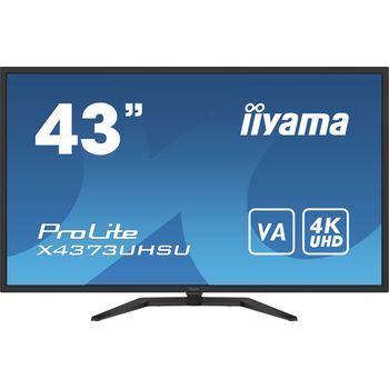 Iiyama Prolite X4373uhsu-b1 Pantalla Para Pc 108 Cm (42.5") 3840 X 2160 Pixeles 4k Ultra Hd Negro