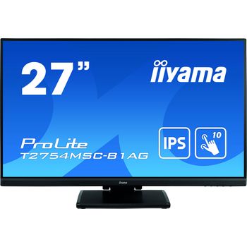 Iiyama Prolite T2754msc-b1ag Pantalla Para Pc 68,6 Cm (27") 1920 X 1080 Pixeles Full Hd Led Pantalla Táctil Multi-usuario Negro