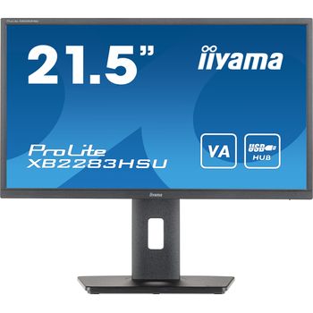 Iiyama Prolite Xb2283hsu-b1 Pantalla Para Pc 54,6 Cm (21.5") 1920 X 1080 Pixeles Full Hd Led Negro