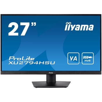 Iiyama Prolite Xu2794hsu-b1 Pantalla Para Pc 68,6 Cm (27") 1920 X 1080 Pixeles Full Hd Lcd Negro