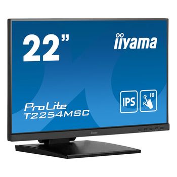 Iiyama Prolite T2254msc-b1ag Pantalla Para Pc 54,6 Cm (21.5") 1920 X 1080 Pixeles Full Hd Led Pantalla Táctil Negro