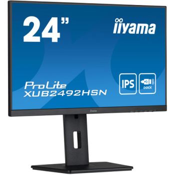 Iiyama Prolite Xub2492hsn-b5 Led Display 61 Cm (24") 1920 X 1080 Pixeles Full Hd Negro