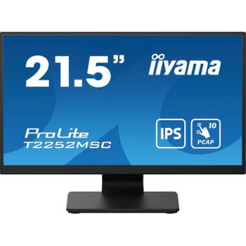 Iiyama Prolite T2252msc-b2 Pantalla Para Pc 54,6 Cm (21.5") 1920 X 1080 Pixeles Full Hd Lcd Pantalla Táctil Negro