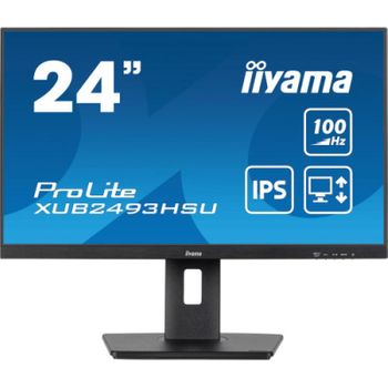 Iiyama Prolite Pantalla Para Pc 60,5 Cm (23.8") 1920 X 1080 Pixeles Full Hd Led Negro