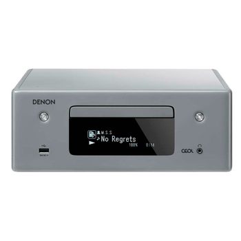 Denon Rcd N10 Plata/receptor Cd En Red/wifi/bluetooth/heos Link