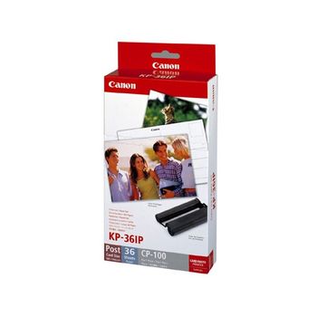 Canon Papel Foto Kp-36ip 10x14,8 36u + Tinta Para Selphy Series