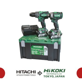 Hikoki Kc18dpl Kit Combo Brushless 18v - 5.0ah (dv18dbslw3+wr18dbdl2w4)