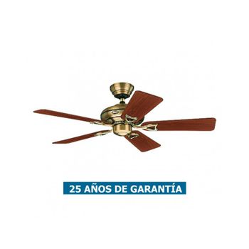 Ventilador De Techo Hunter Seville Ii 24034 Nogal O Roble Medio / Latón Antiguo