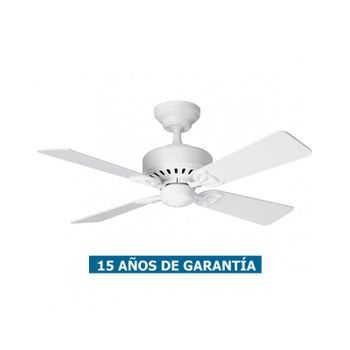 Ventilador De Techo Hunter 24170 Bayport 107 Blanco O Roble Claro / Blanco