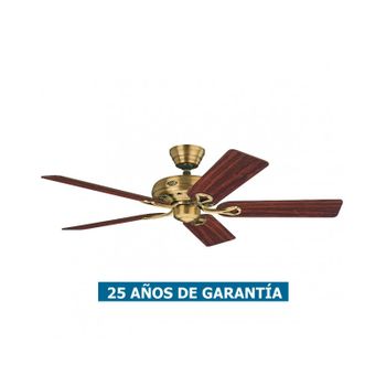 Ventilador De Techo Hunter Savoy 24520 Palisandro O Roble Medio / Latón Antiguo