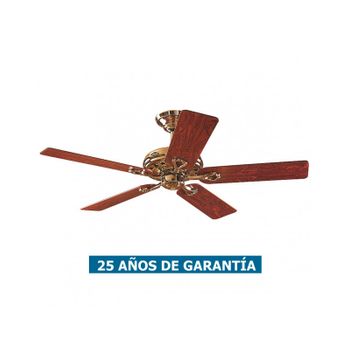 Ventilador De Techo Hunter Savoy 24524  Palisandro O Roble / Latón Pulido