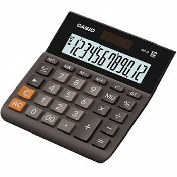 Calculadora Casio 222688 Lcd Blanco Negro Plástico