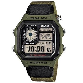 Reloj Casio Vintage Militar Ae-1200whb-3b