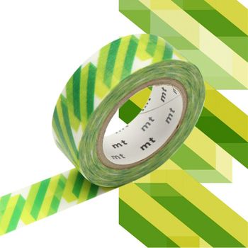 Cinta Adhesiva Decorativa - Verde Cristal - 1,5 Cm X 7 M