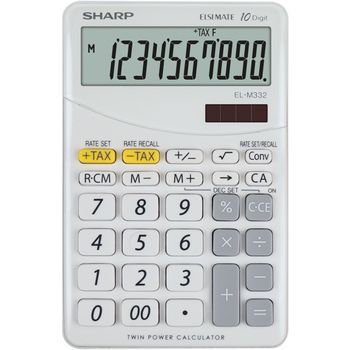 Sharp El-m332 Calculadora Escritorio Calculadora Financiera Blanco