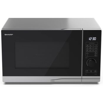 Sharp Yc-pg254ae-s Forno A Microonde Con Grill 900w 10 Livelli Di Potenza Nero