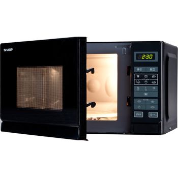 Sharp R-242 Bkw Microondas Countertop (placement) Solo Microondas 20 L 800 W Negro