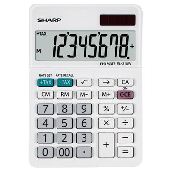 Sharp El-310w Calculadora Escritorio Calculadora Financiera Blanco