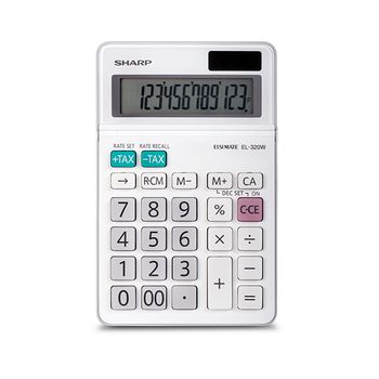 Sharp El320wb Calculadora Escritorio Calculadora Básica Blanco