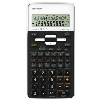 Sharp El-531th Calculadora Bolsillo Calculadora Científica Negro, Blanco