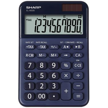 Sharp El-m335 Calculadora Escritorio Calculadora Básica Azul