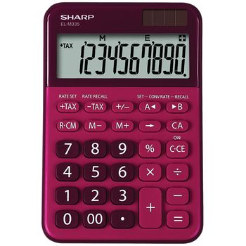 Sharp El-m335 Calculadora Escritorio Calculadora Básica Rojo