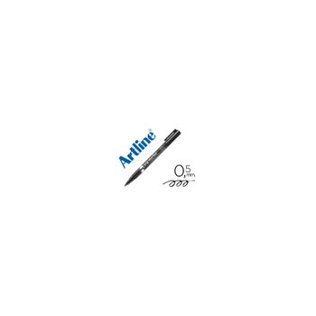 Rotulador Artline Para Cd Punta De Fibra Permanente Ek-883 Negro -punta Redonda 05 Mm 12 Unidades