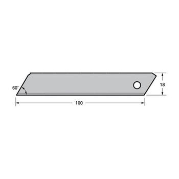 Cuchilla Lcb-50s 10 Uds Tajima