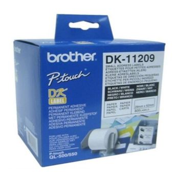 Etiquetas Para Impresora Brother Dk11209              62 X 29 Mm