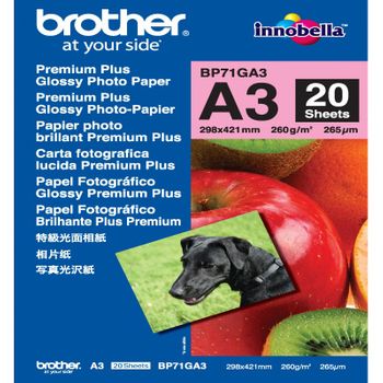 Brother - Papel Fotográfico Glossy Premium A3