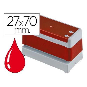 Sello Automatico Brother 27 Mm X 70 Mm Rojo (pack De 6)