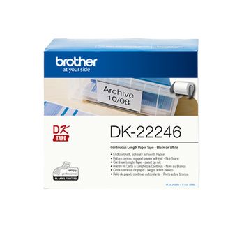 Brother Dk-22246 Cinta Para Impresora De Etiquetas Negro Sobre Blanco