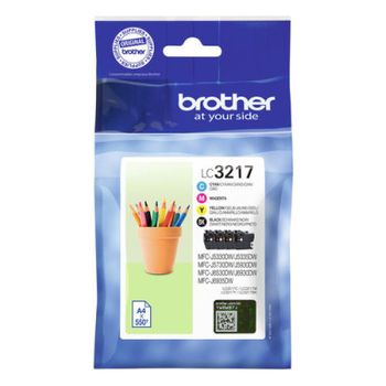 Tinta Brother Lc3217val Pack 4 Cart