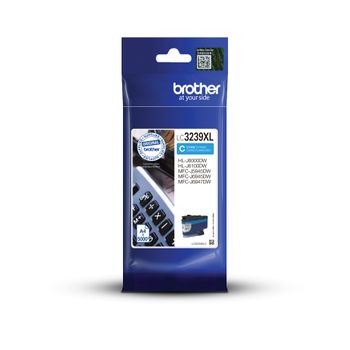 Brother - Lc-3239xlc Cartucho De Tinta 1 Pieza(s) Original Alto Rendimiento (xl) Cian