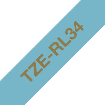 Brother Tze-rl34 Cinta Para Impresora Oro