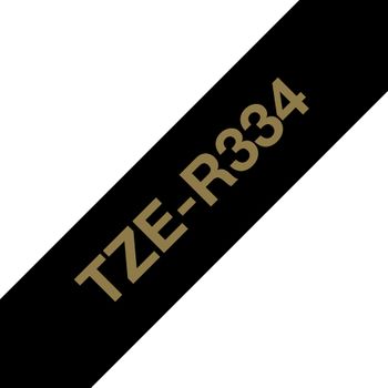 Brother Tze-r334 Nastro Per Stampante Oro