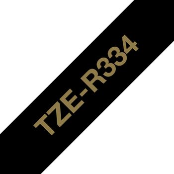 Brother Tze-r334 Cinta Para Impresora Oro