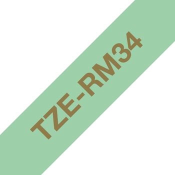 Brother Tze-rm34 Nastro Per Stampante Oro